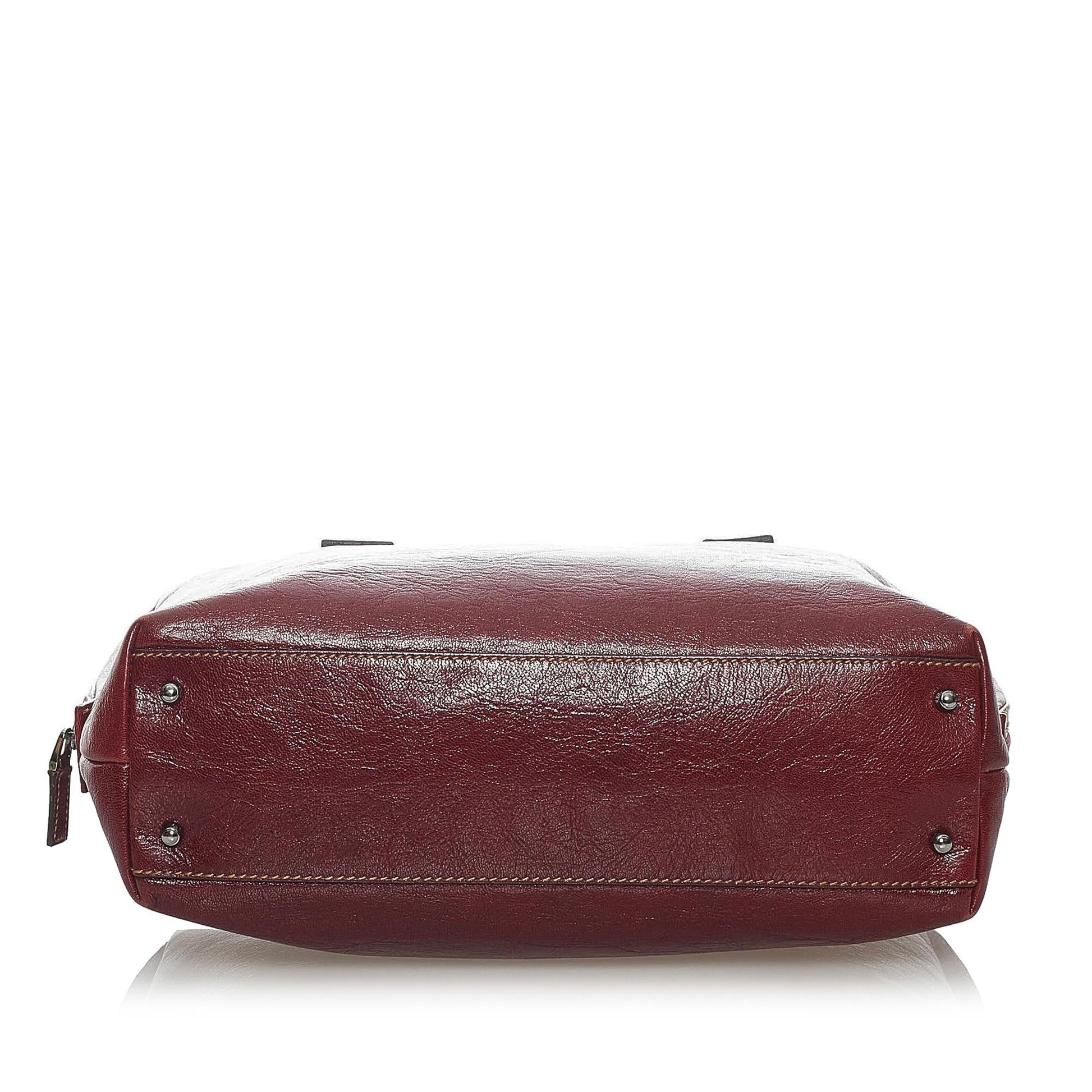 Gucci Leather Boston Bag (SHG-36165)