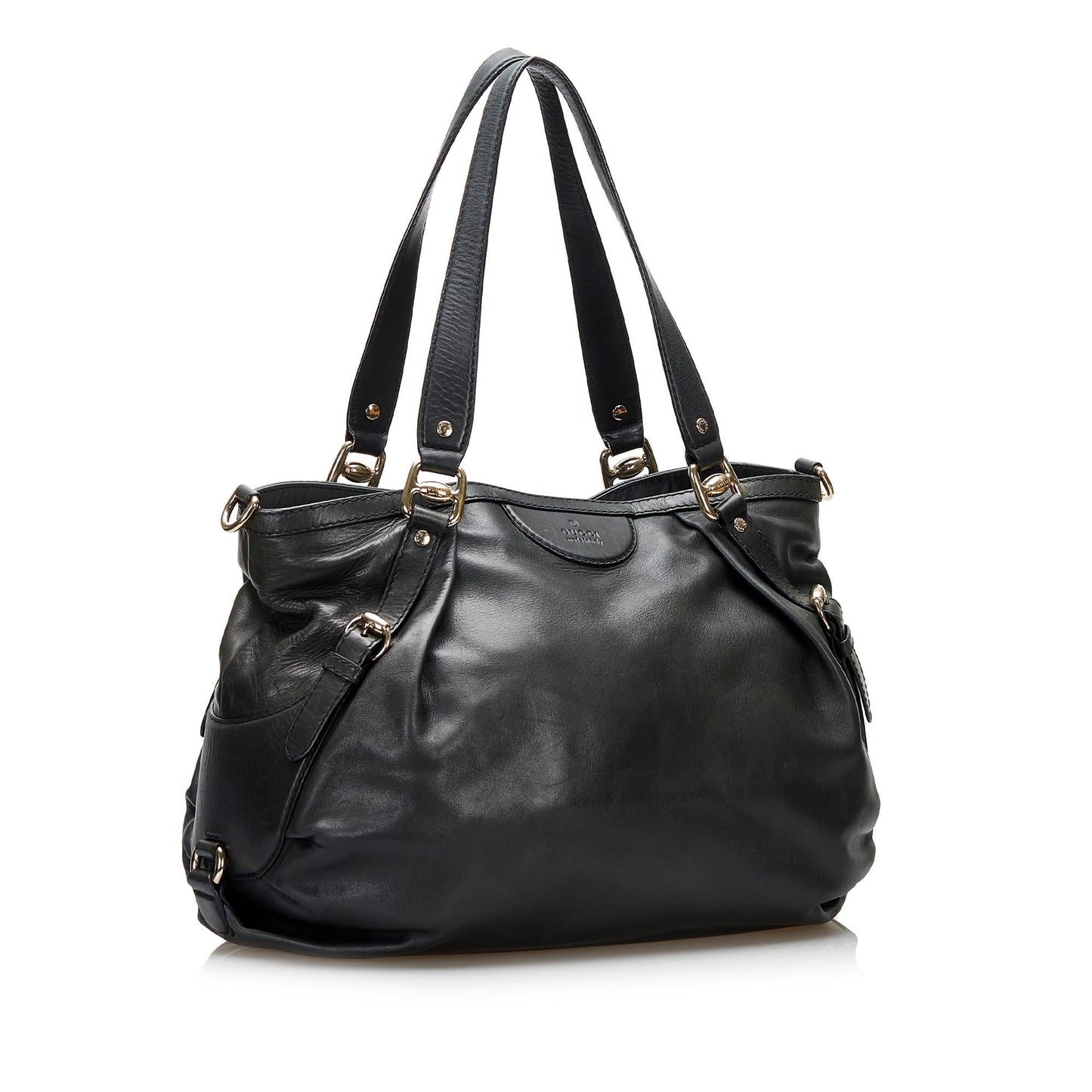 Gucci Leather Bridle Satchel (SHG-XrssV0)