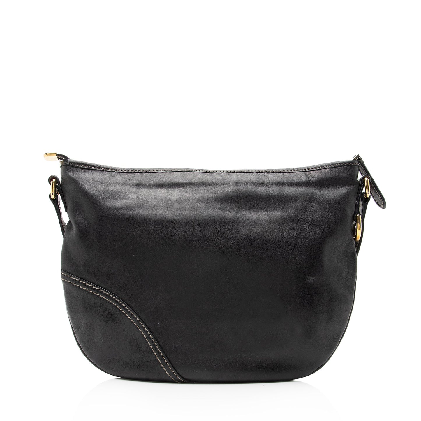 Gucci Leather Britt Messenger Bag (SHF-23050)