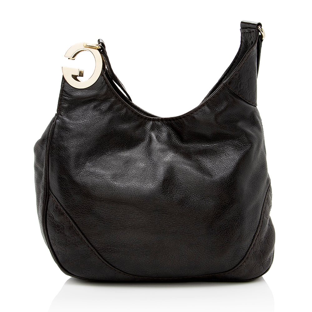 Gucci Leather Shoulder Bag Style 54