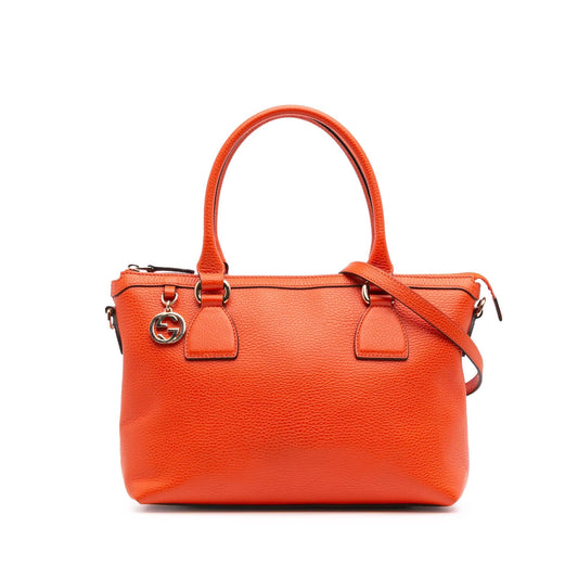 Gucci Leather Charmy Satchel