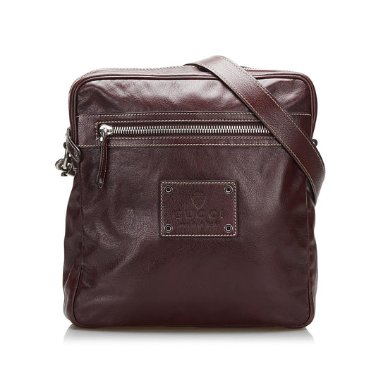 Gucci Leather Crossbody (SHG-PEdnMS)