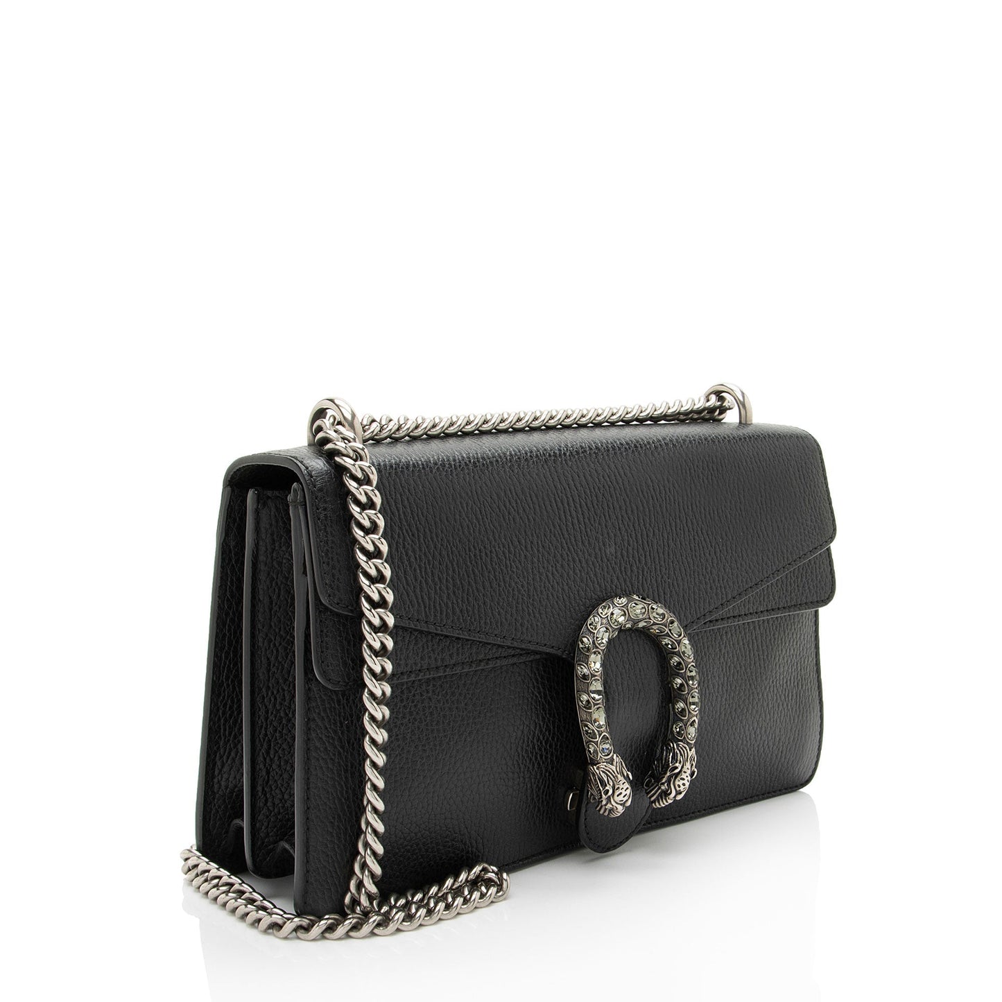 Gucci Leather Crystal Dionysus Medium Shoulder Bag
