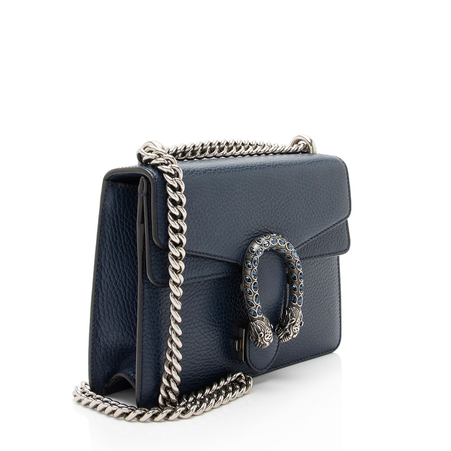 Gucci Leather Crystal Dionysus Small Shoulder Bag