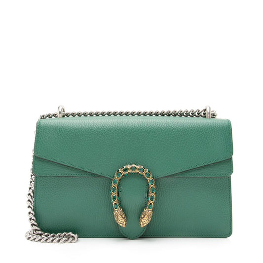 Gucci Leather Crystal Dionysus Small Shoulder Bag (SHF-23496)