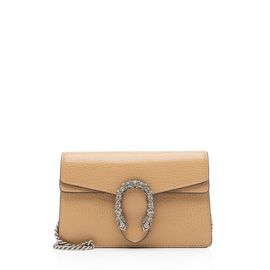 Gucci Leather Dionysus Super Mini Bag (SHF-23495)