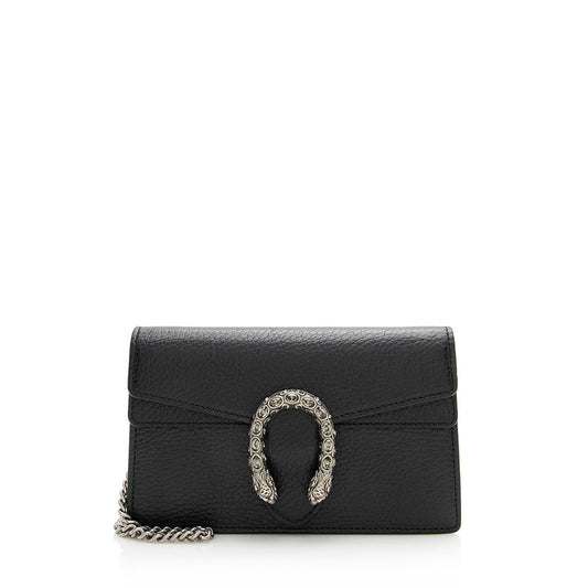 Gucci Leather Dionysus Super Mini Bag (SHF-tyl3AD)