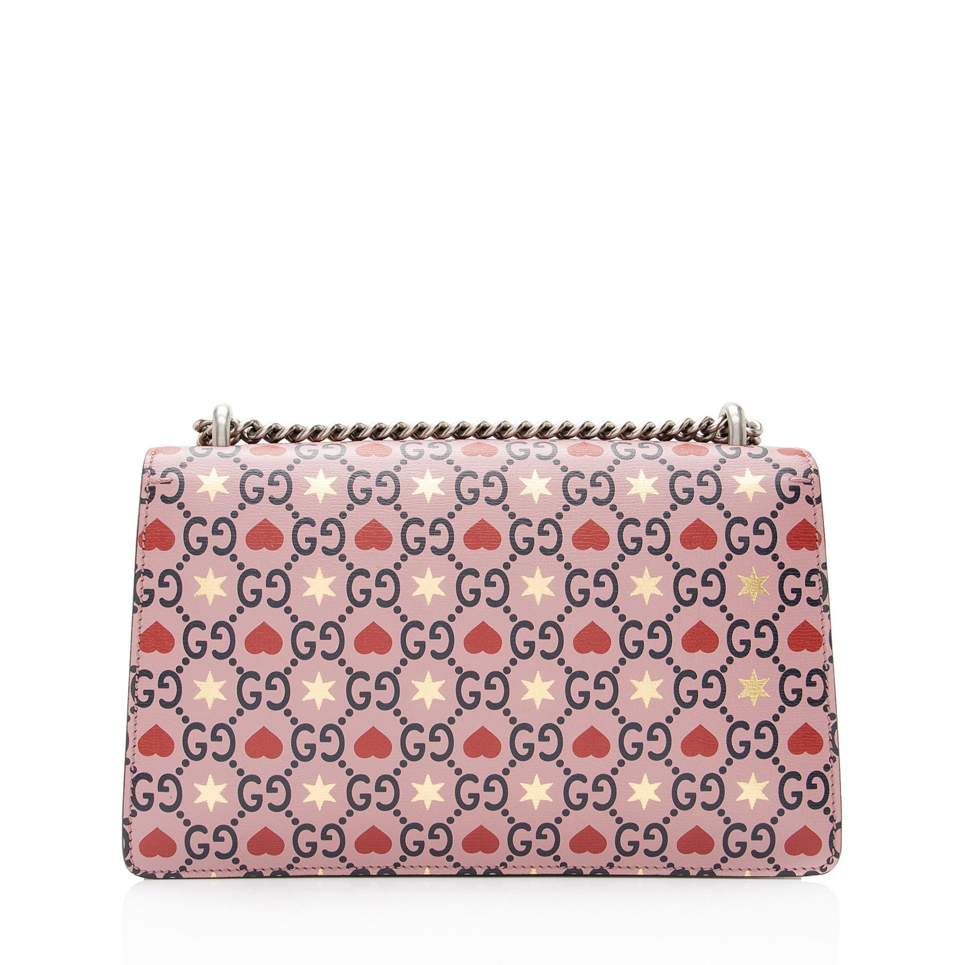 Gucci Leather GG Heart Stars Dionysus Small Shoulder Bag (SHF-3rkuYb)