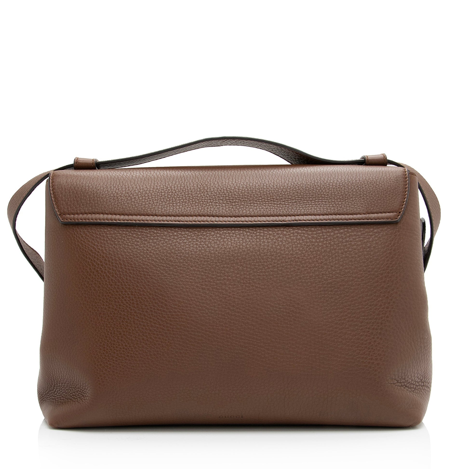 Gucci Leather GG Marmont Large Shoulder Bag (SHF-23096)