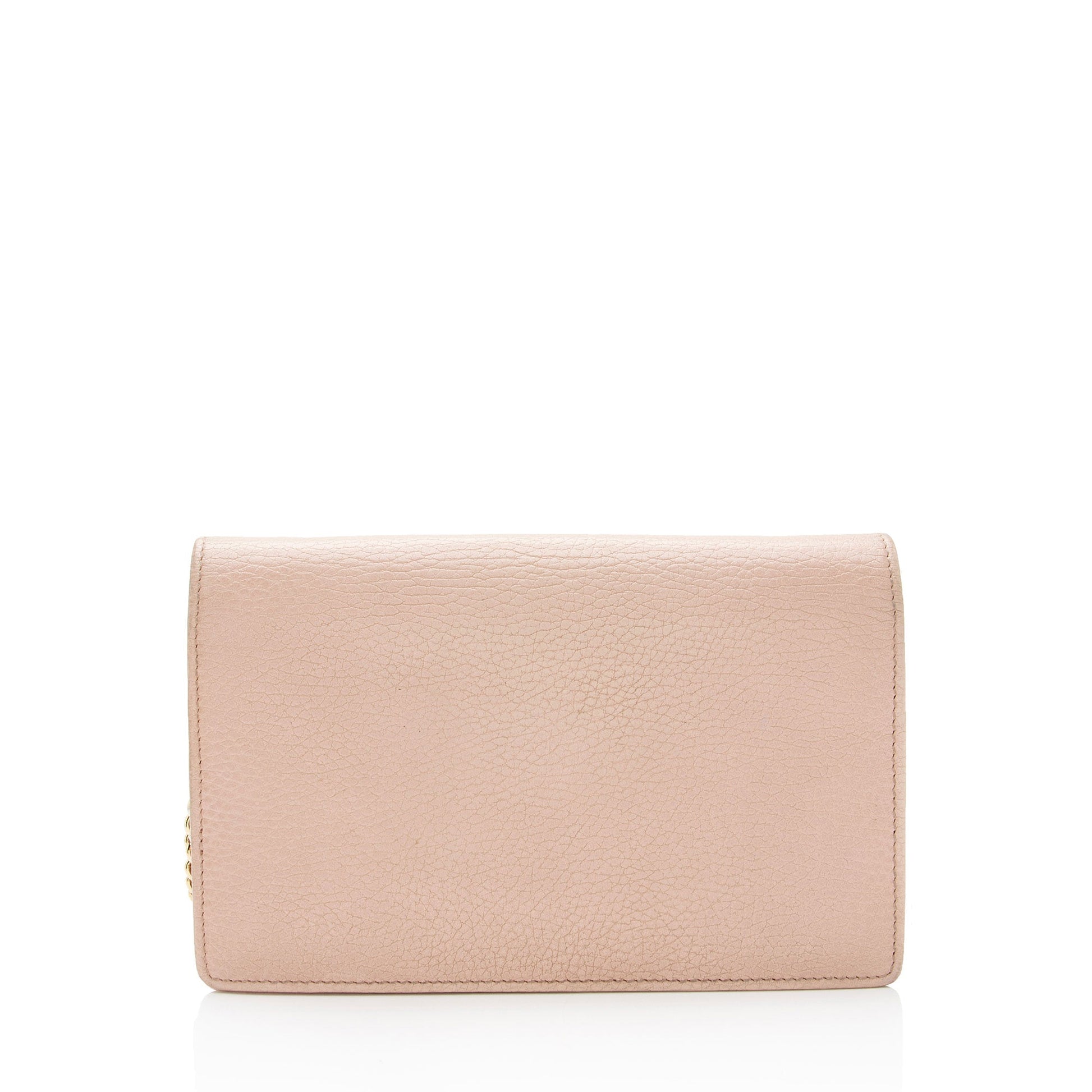 Gucci Leather GG Marmont Mini Chain Bag (SHF-bvCAjP)