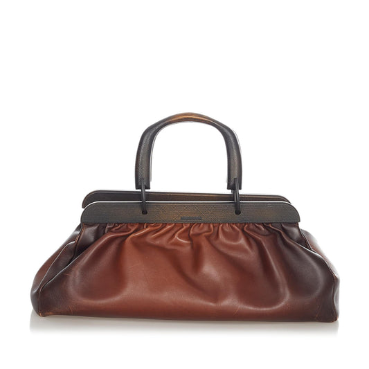 Gucci Leather Handbag (SHG-23155)