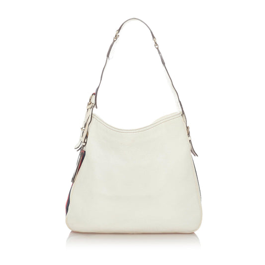 Gucci Leather Heritage Shoulder Bag (SHG-33271)