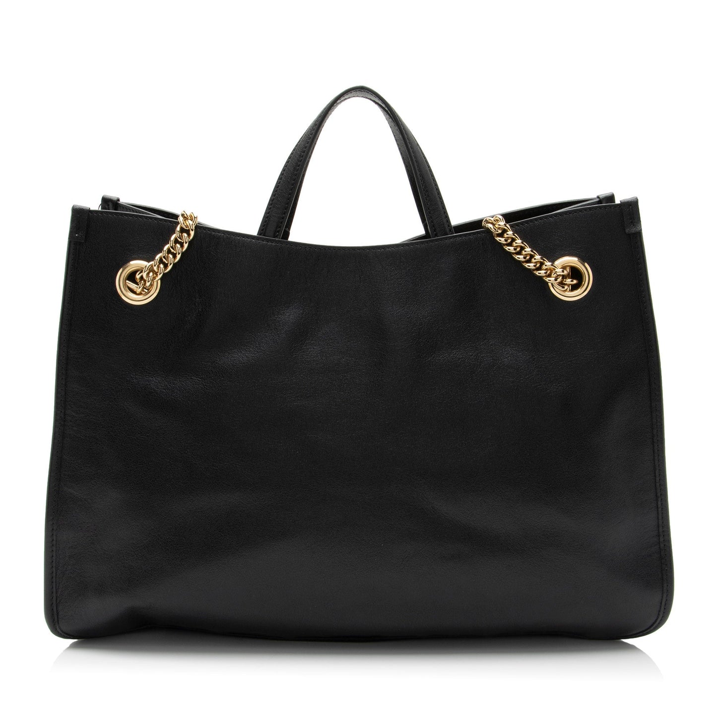 Gucci Leather Horsebit 1955 Chain Large Tote