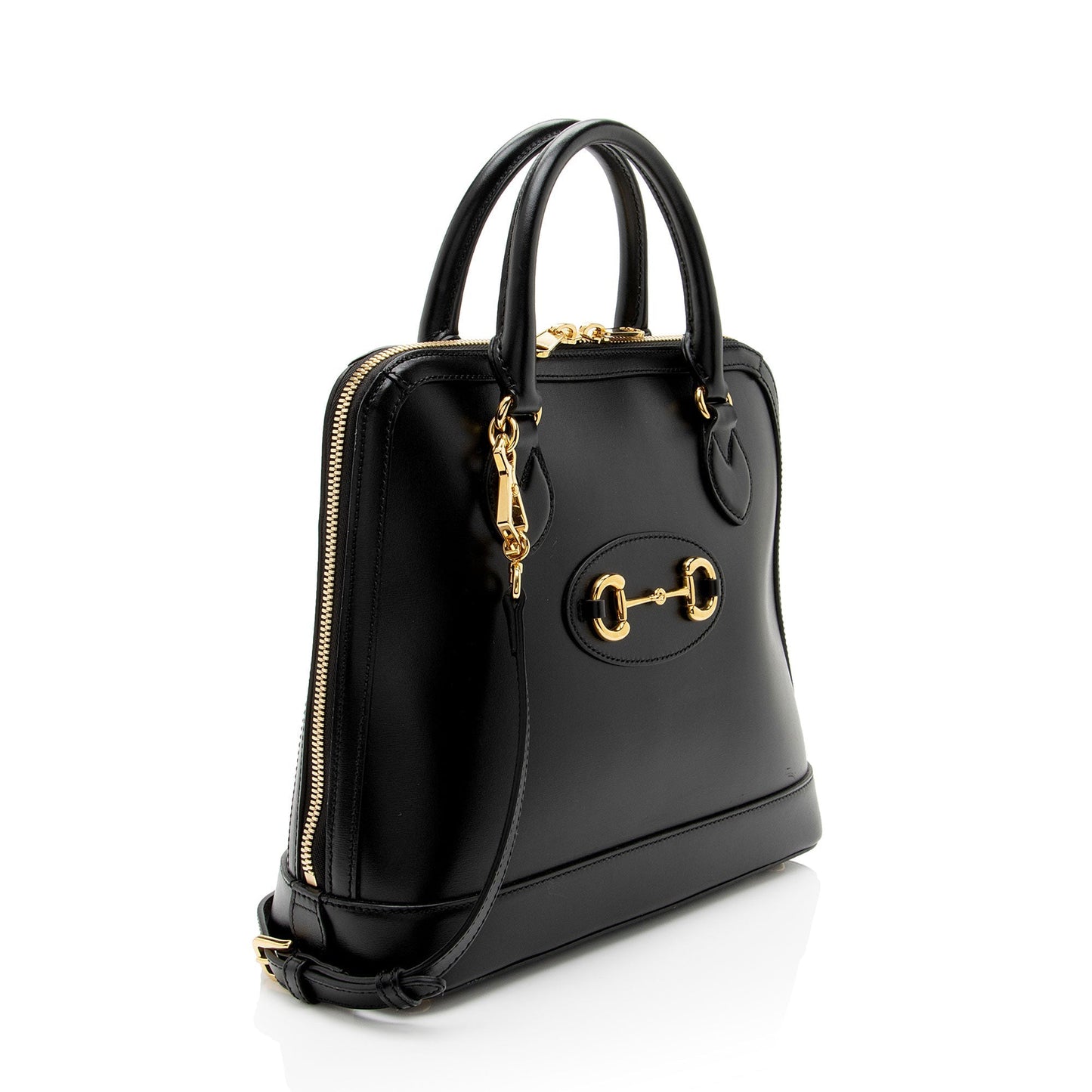 Gucci Leather Horsebit 1955 Medium Satchel