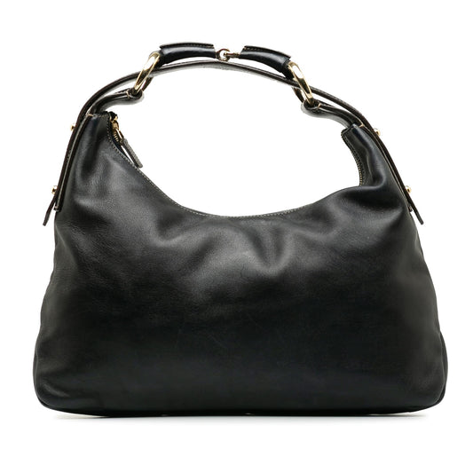 Gucci Leather Horsebit Hobo (SHG-g2QHkt)