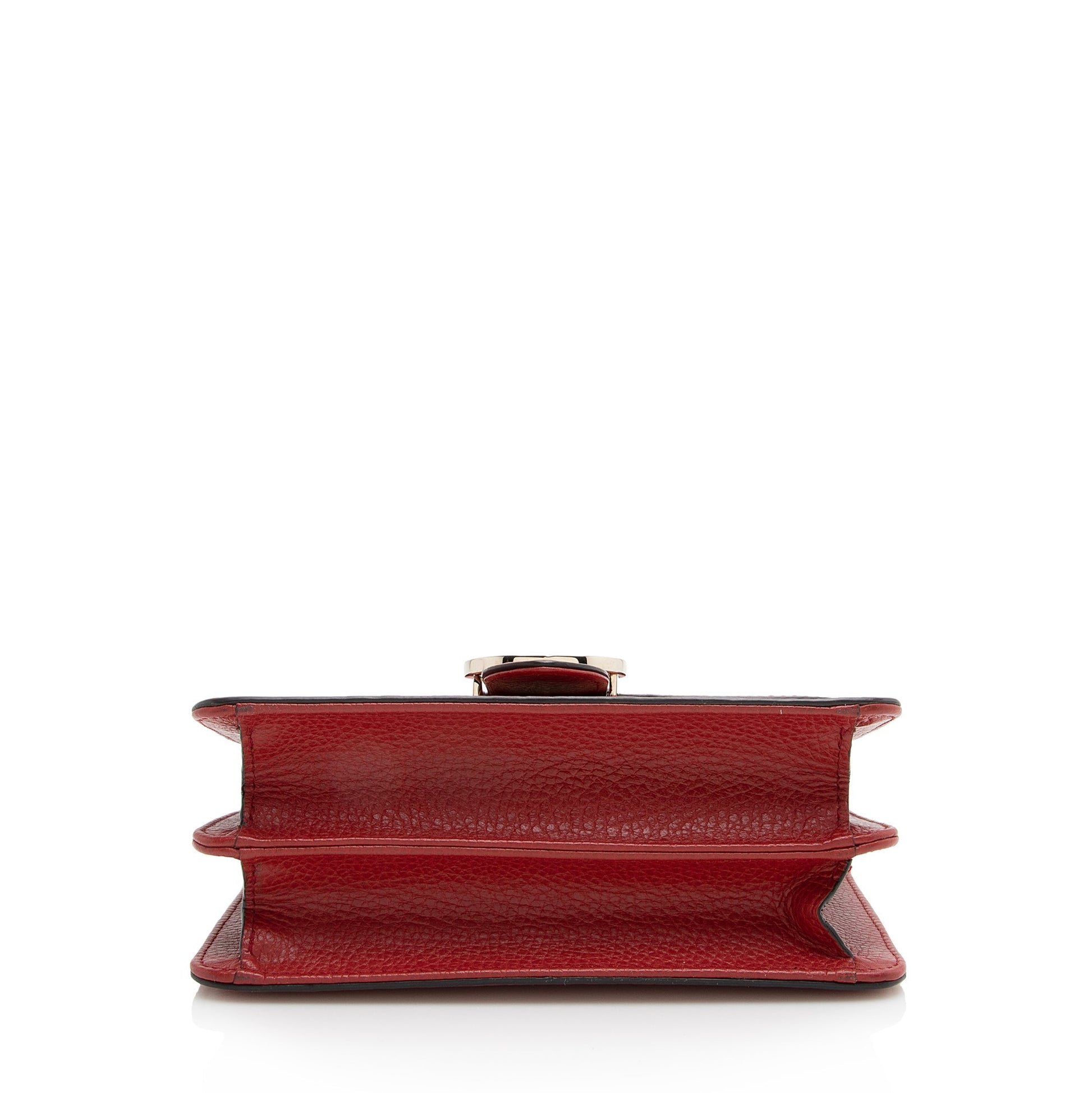 Gucci Leather Interlocking G Small Shoulder Bag (SHF-22434)