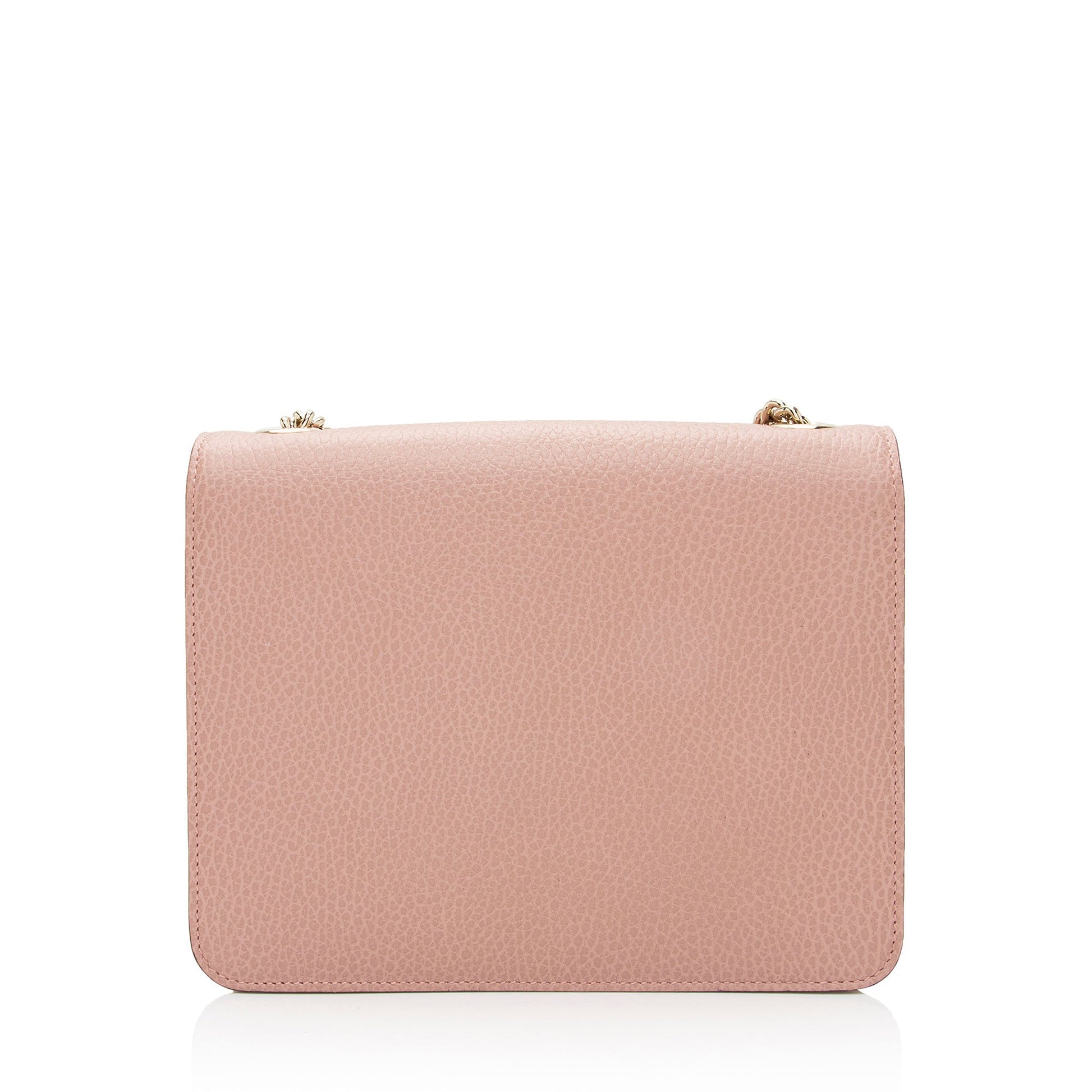 Gucci Leather Interlocking G Small Shoulder Bag (SHF-6sbkNl)