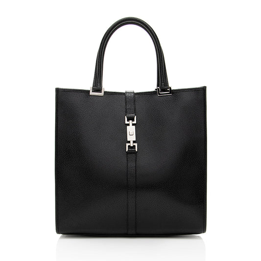 Gucci Leather Jackie Tote (SHF-18606)