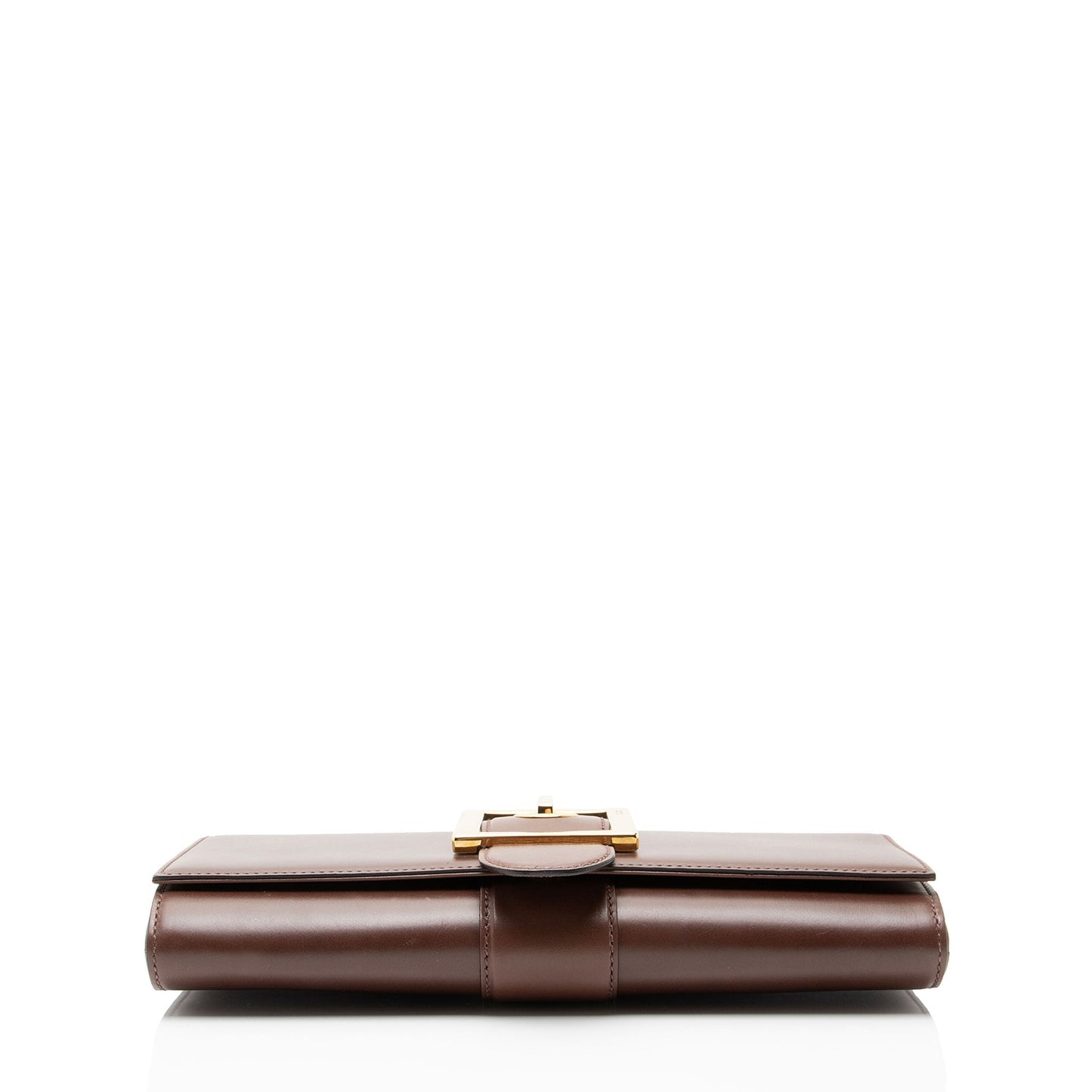 Gucci Leather Buckle Clutch