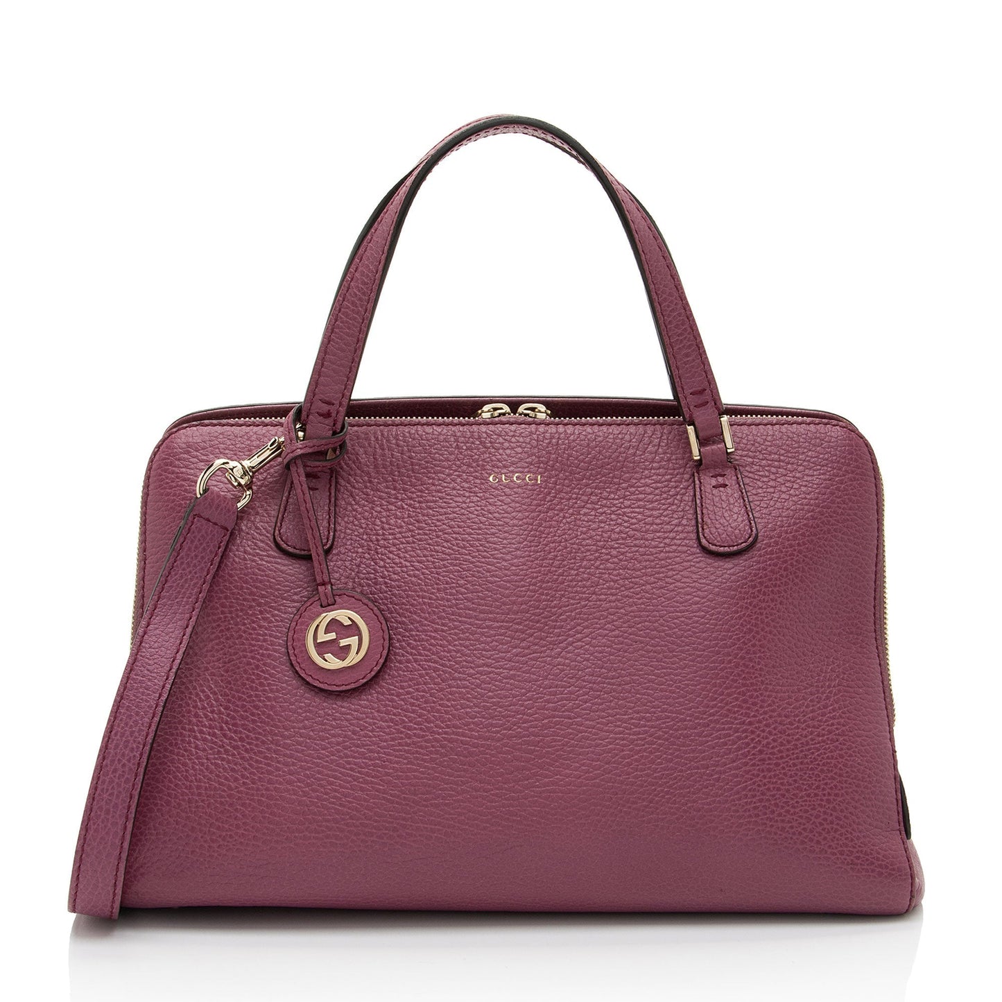 Gucci Leather Dollar Satchel