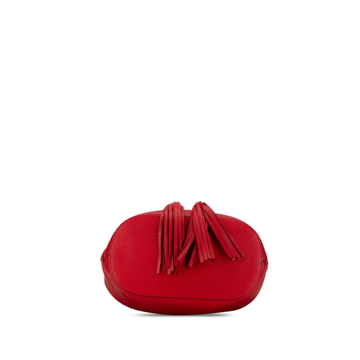 Gucci Leather Tassel Bucket Bag (SHG-uZdZdK)