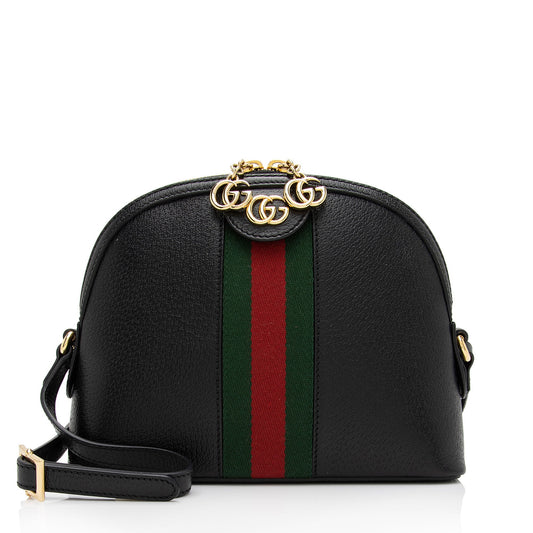 Gucci Leather Ophidia Dome Small Shoulder Bag (SHF-HnOMnB)