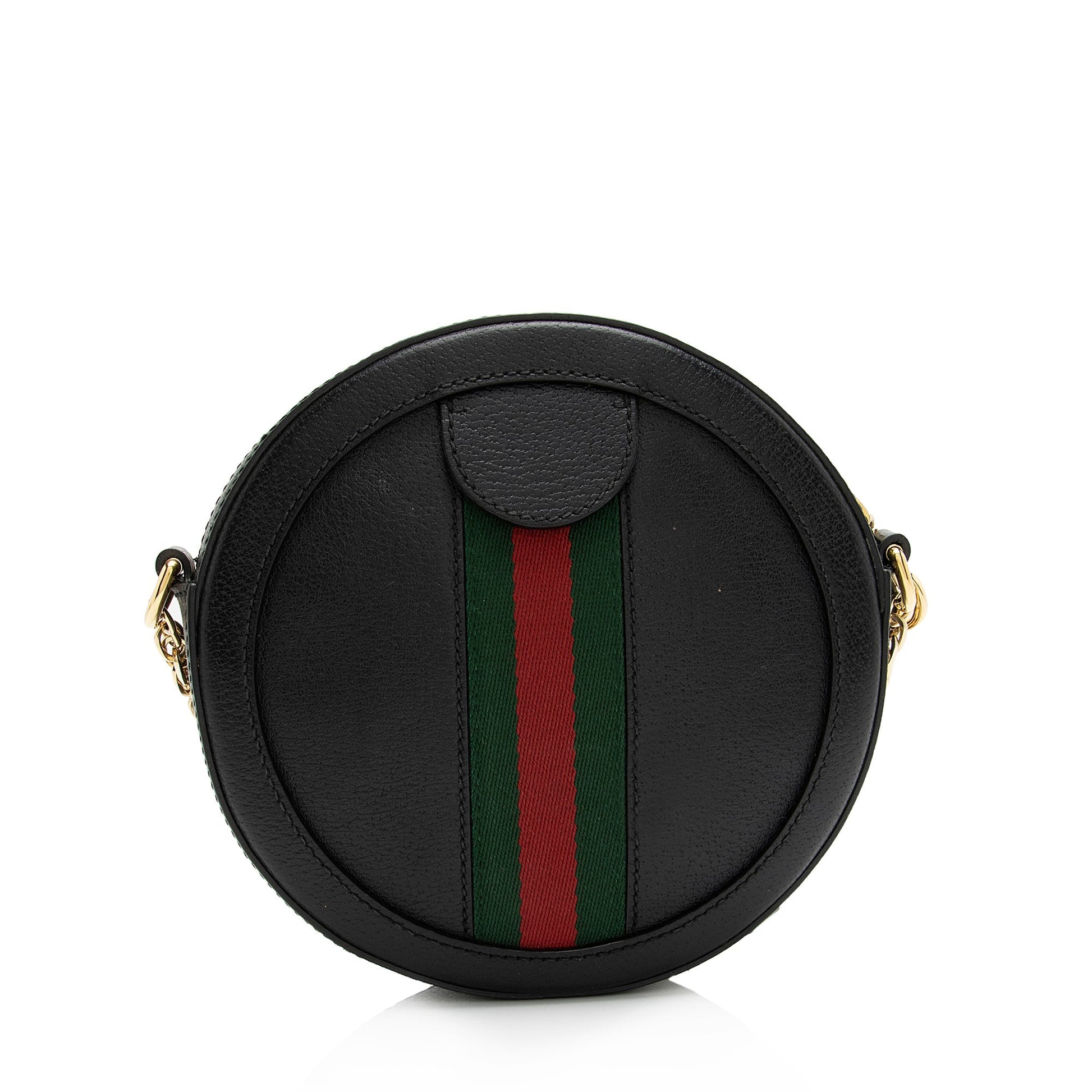Gucci Leather Ophidia Round Mini Shoulder Bag (SHF-23807)