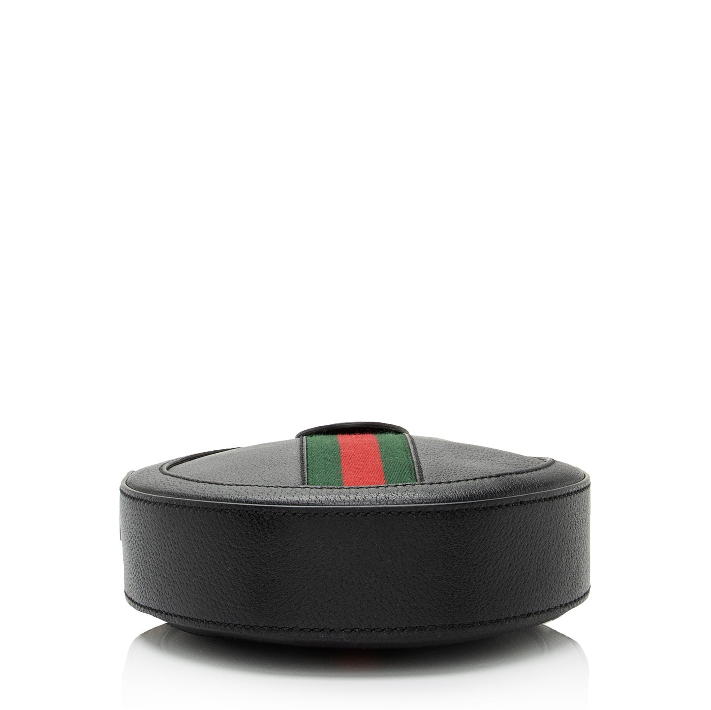 Gucci Leather Ophidia Round Mini Shoulder Bag (SHF-lSFNlA)