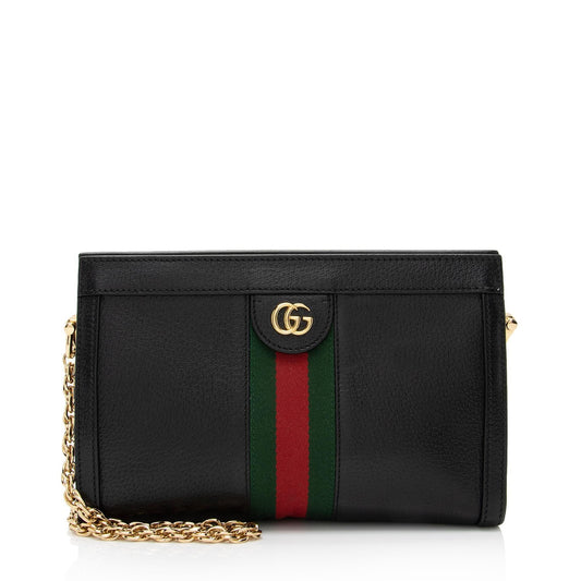 Gucci Leather Ophidia Small Shoulder Bag (SHF-iVbdpr)