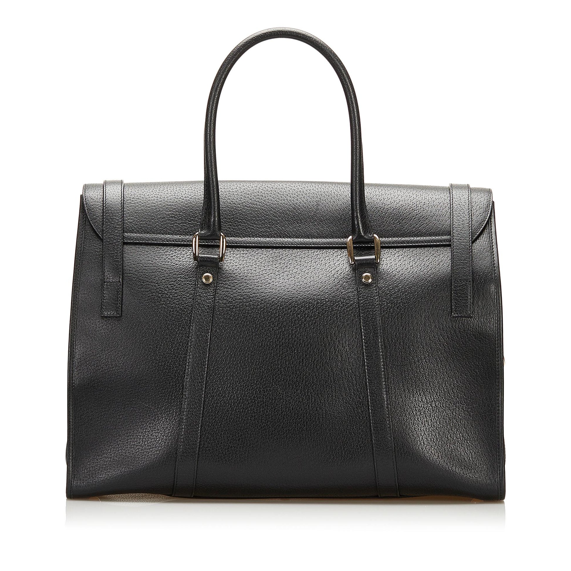 Gucci Leather Satchel (SHG-35940)