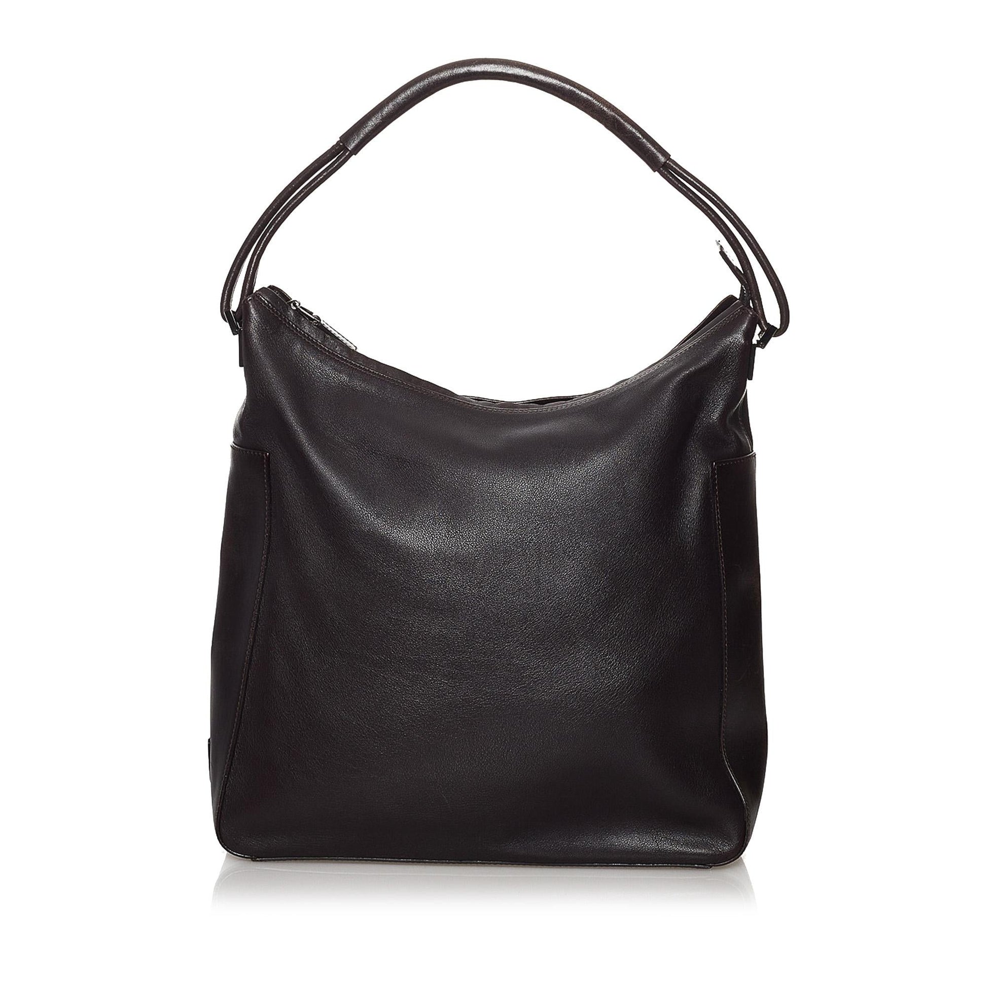 Gucci Leather Shoulder Bag Style 34