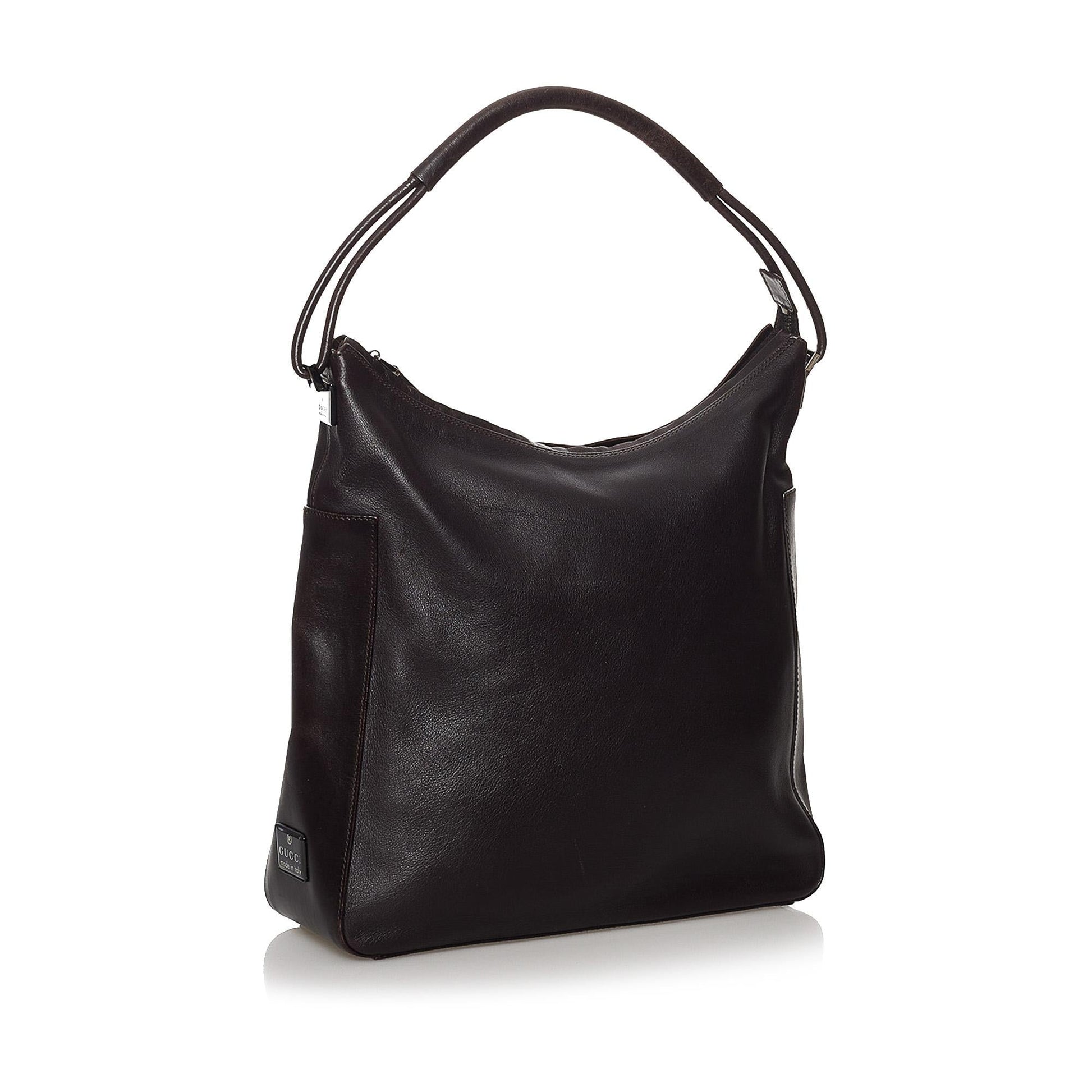 Gucci Leather Shoulder Bag Style 34
