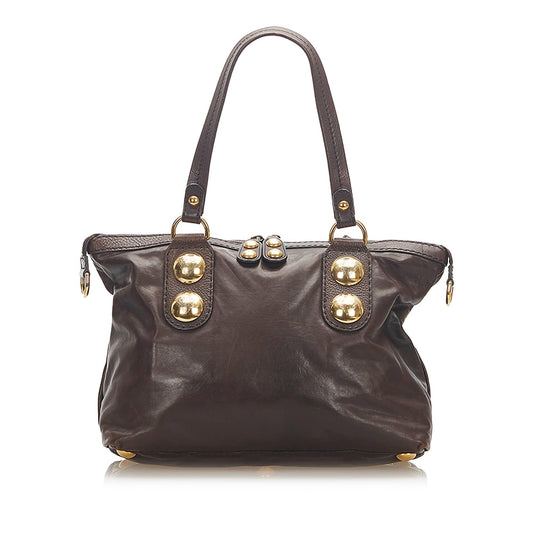 Gucci Leather Shoulder Bag (SHG-36161)