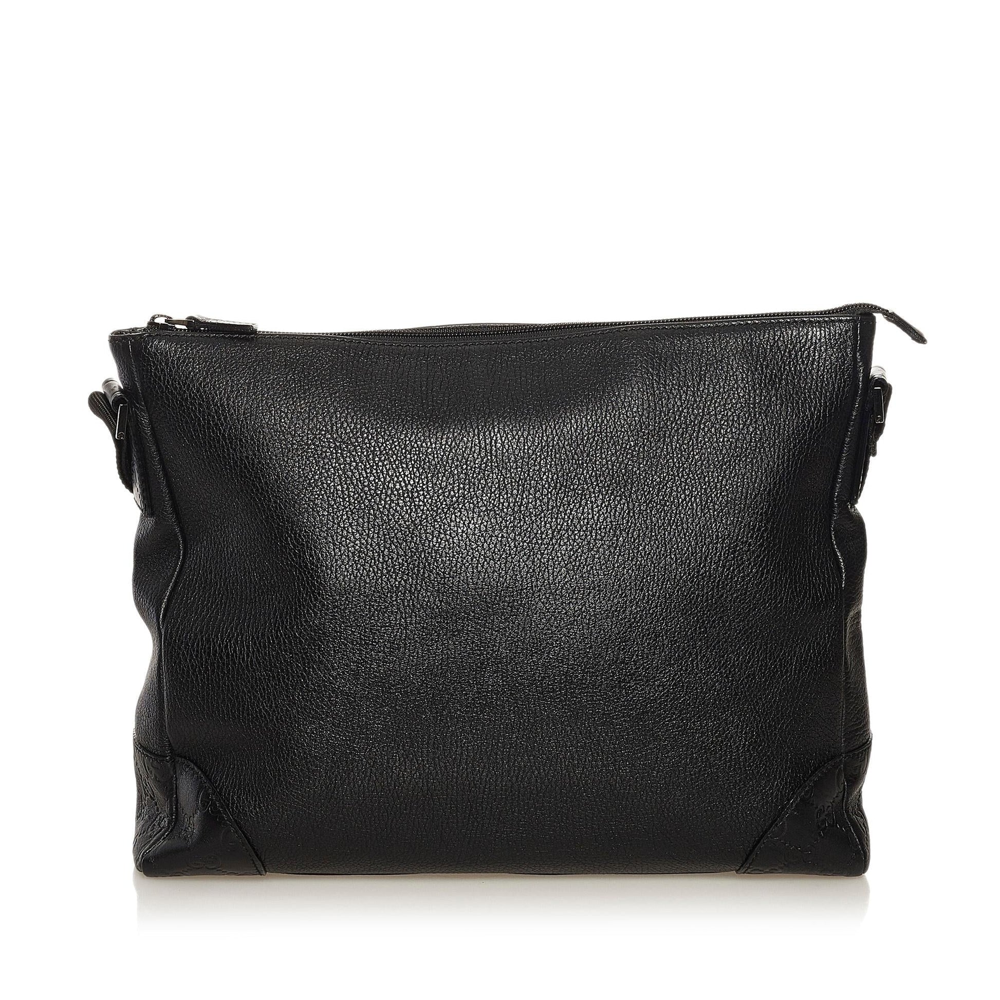 Gucci Leather Shoulder Bag (SHG-faUEUV)