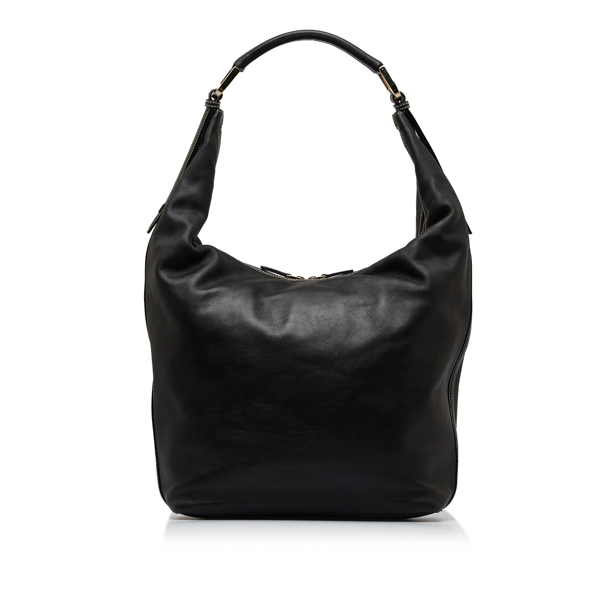 Gucci Leather Shoulder Bag (SHG-BBTMv6)