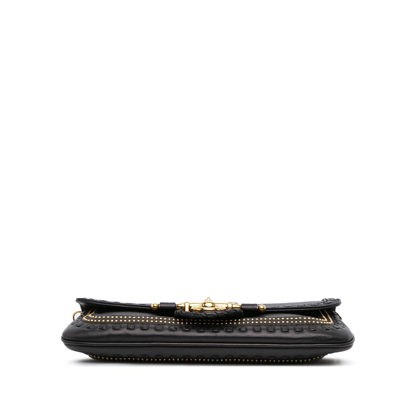 Gucci Leather Snaffle Bit Chain Shoulder Bag (SHG-wpK4Mh)