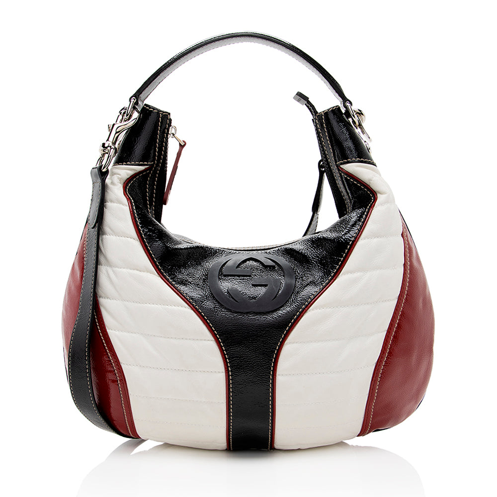Gucci Leather Shoulder Bag Style 57