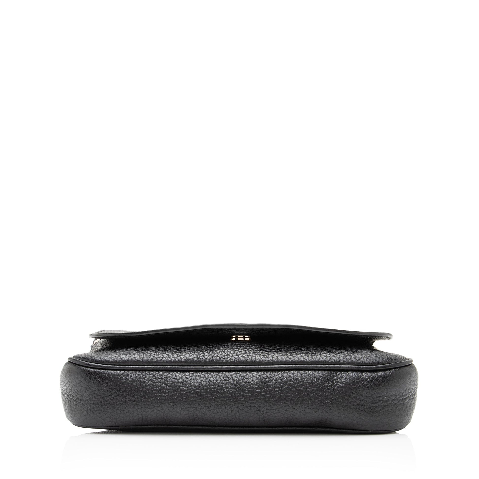 Gucci Leather Soho Flap Shoulder Bag (SHF-toSbyd)