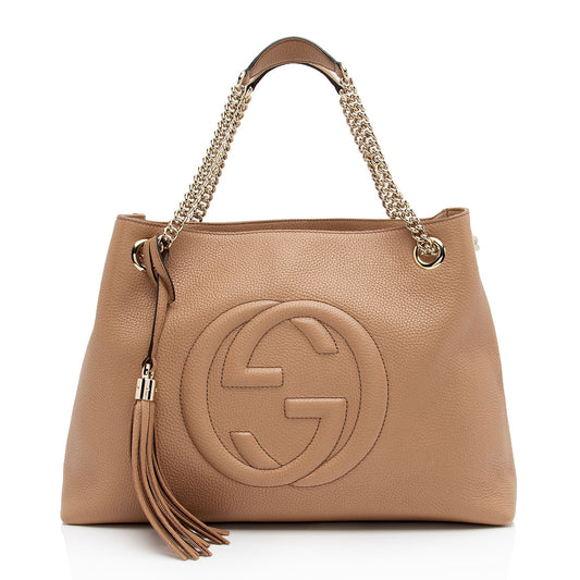 Gucci Leather Soho Medium Shoulder Bag (SHF-)