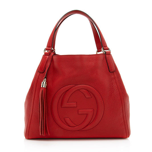 Gucci Leather Soho Medium Tote (SHF-19841)