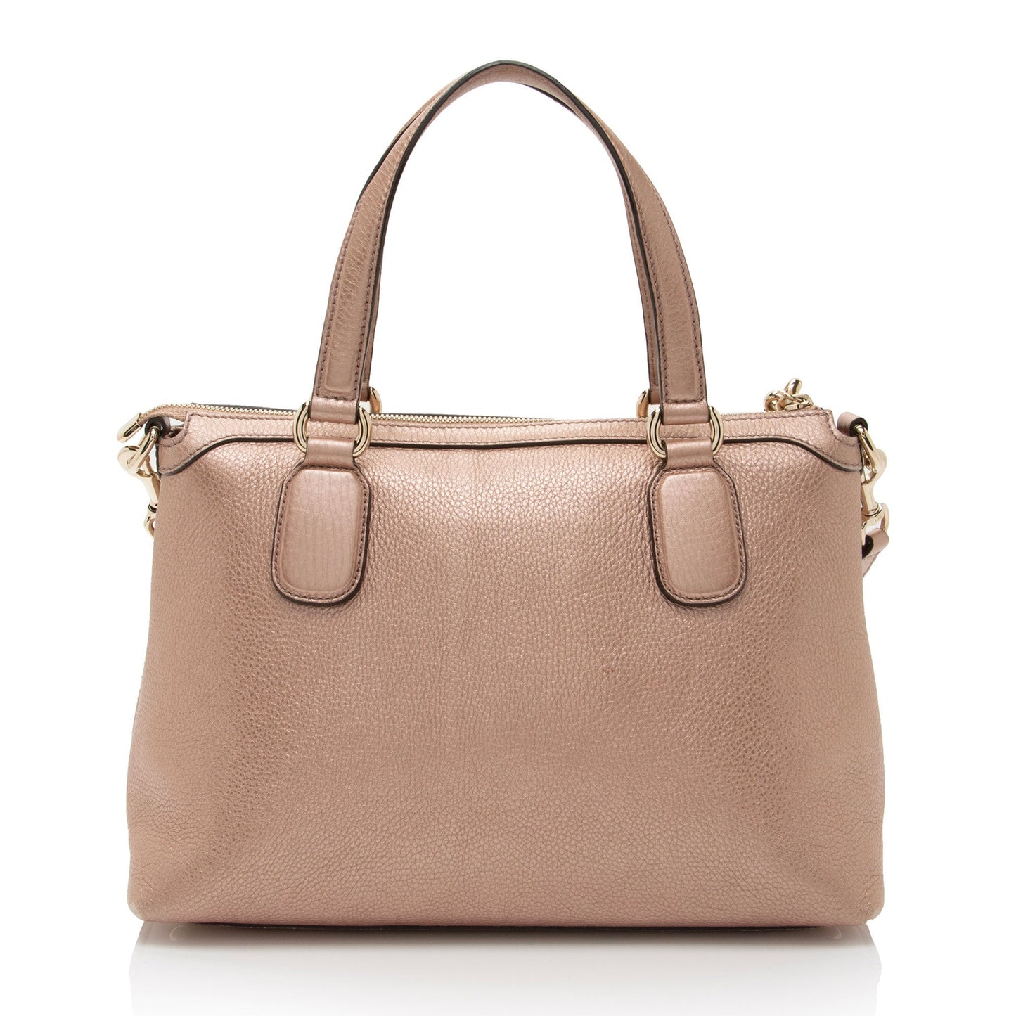 Gucci Leather Canvas Shoulder Bag