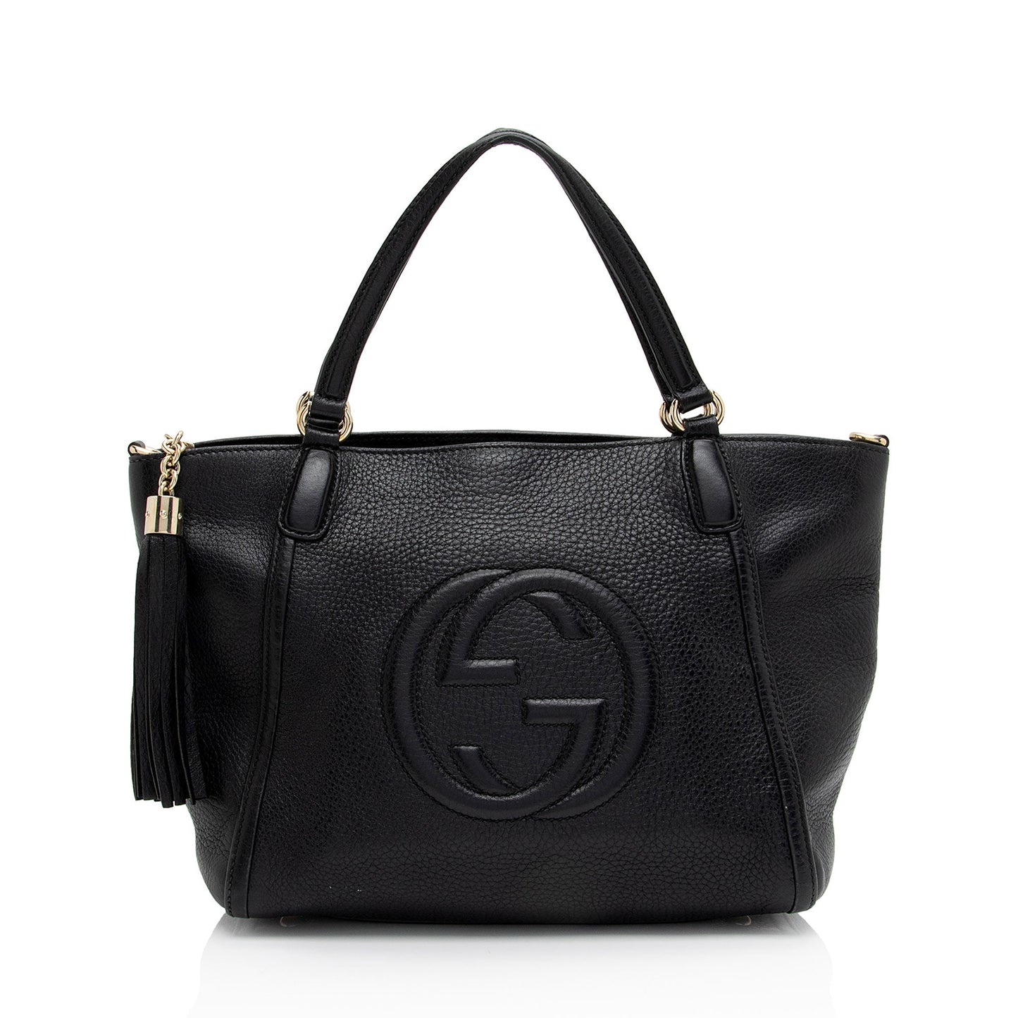 Gucci Leather Canvas Tote