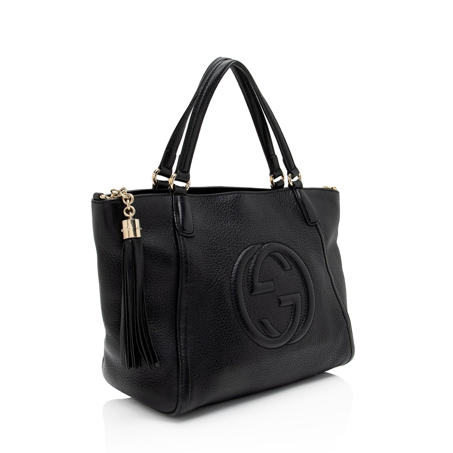 Gucci Leather Canvas Tote