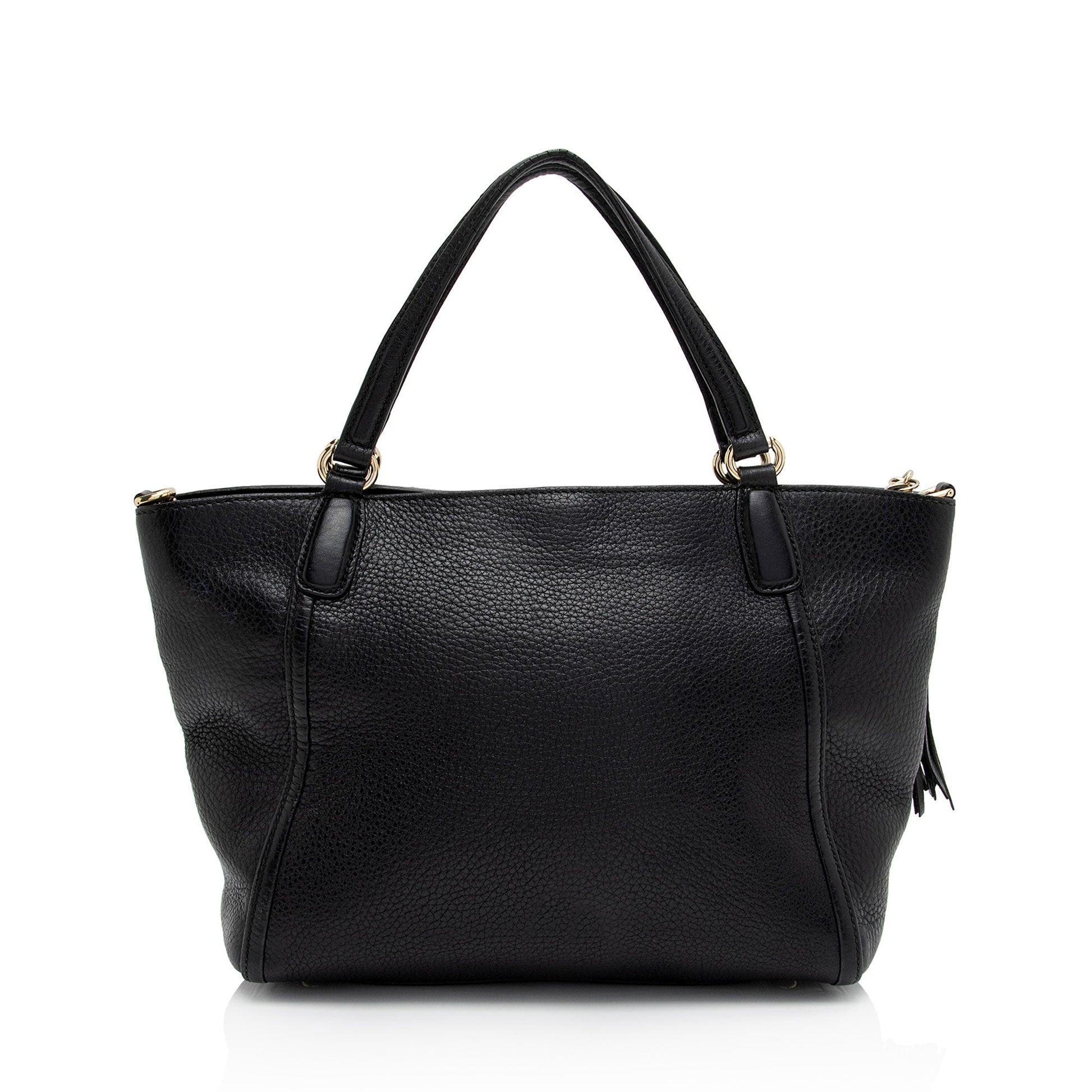 Gucci Leather Canvas Tote