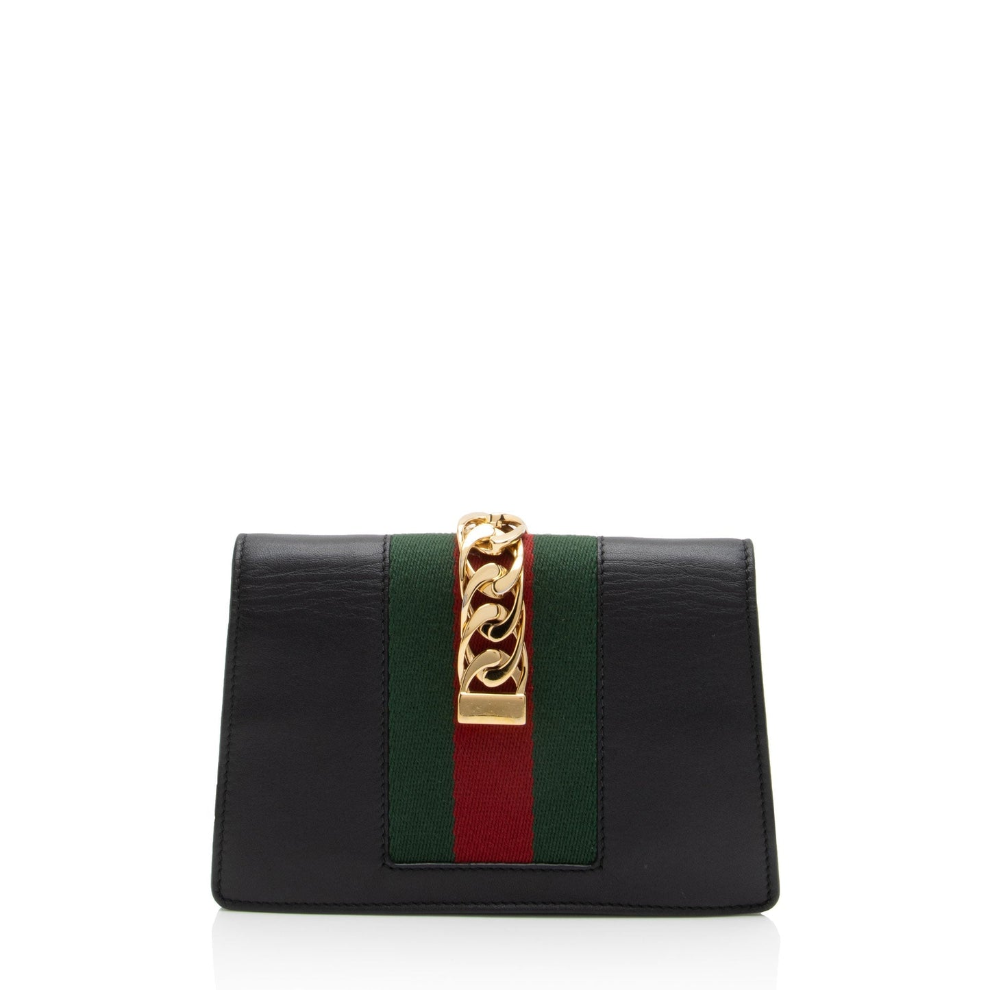 Gucci Leather Sylvie Super Mini Bag (SHF-pKo8lR)