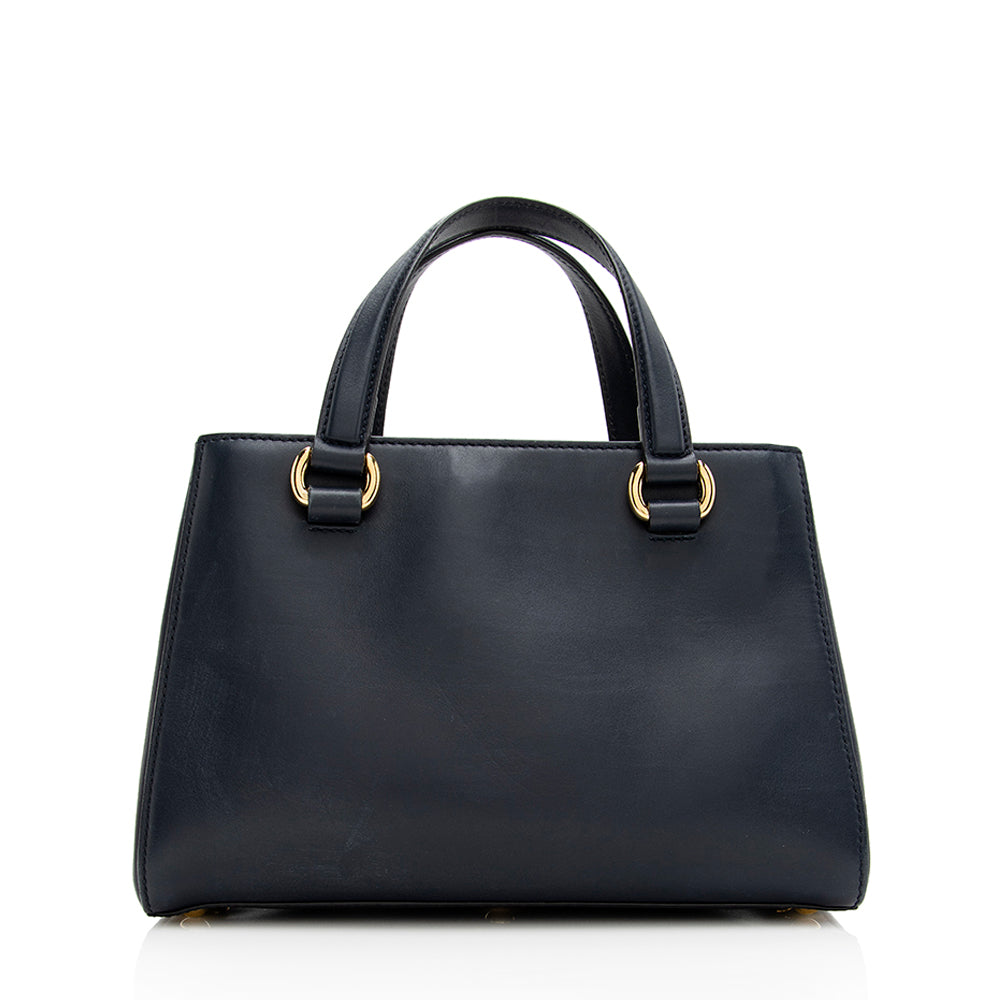 Gucci Sylvie Leather Nylon Tote