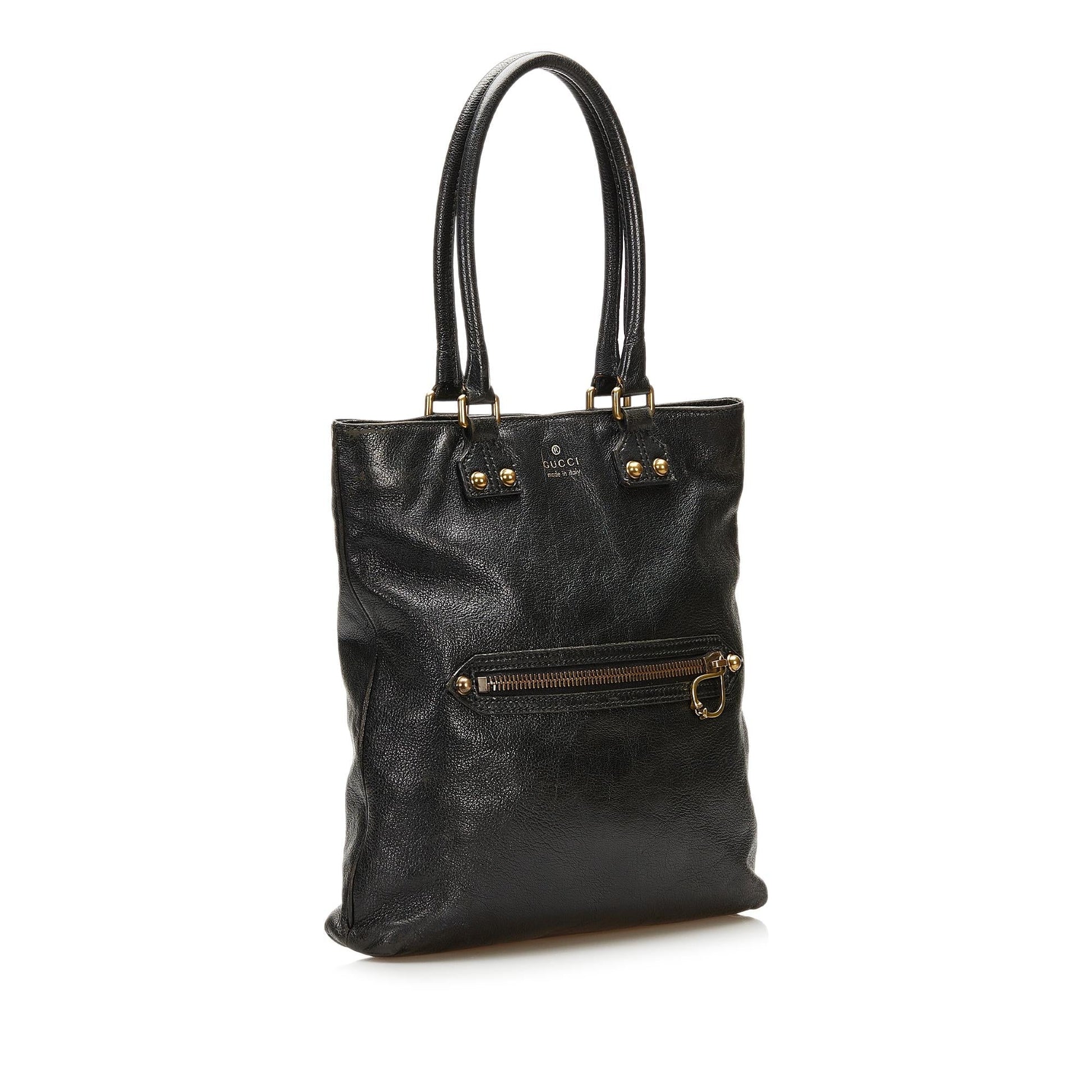 Gucci Leather Tote (SHG-35260)