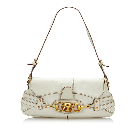 Gucci Leather Wave Baguette (SHG-xT6Xnx)