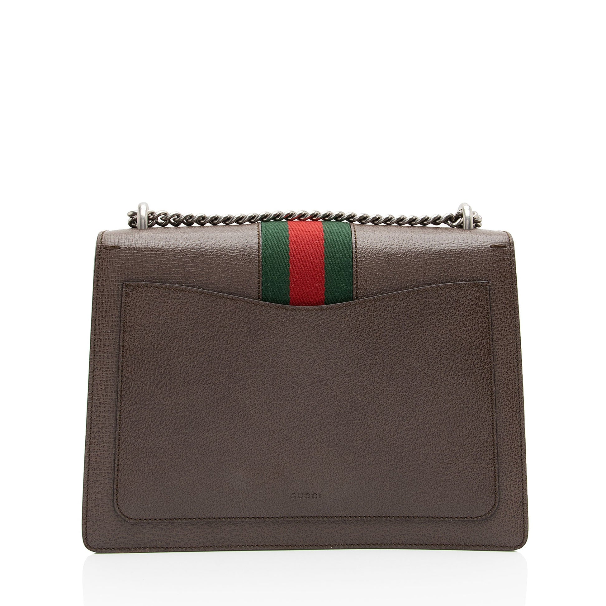Gucci Leather Web Dionysus Medium Shoulder Bag (SHF-fkJx6y)