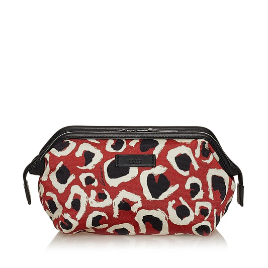 Gucci Leather Nylon Clutch Style 3